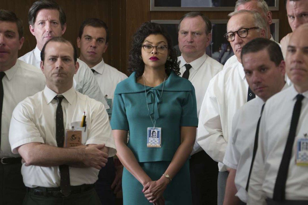 Taraji Henson as Katherine Johnson (centre) in a scene from Hidden Figures. Photo: AP