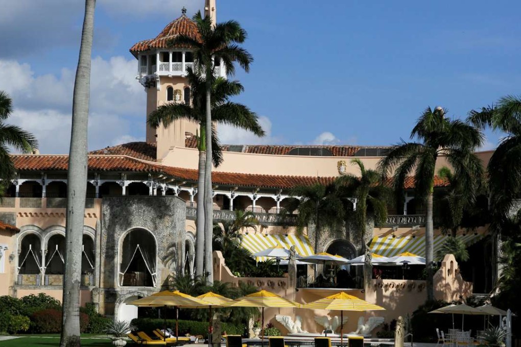 The Mar-a-Lago estate called by US President Donald Trump his Winter White House is shown late last year. Photo: Reuters