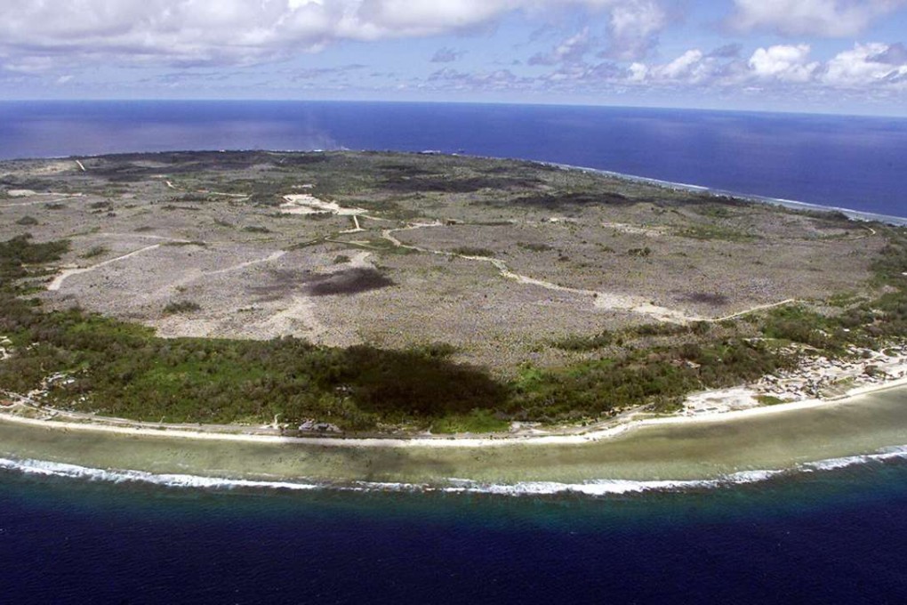 The island state of Nauru, the world's smallest republic, in 2011. Photo: AFP