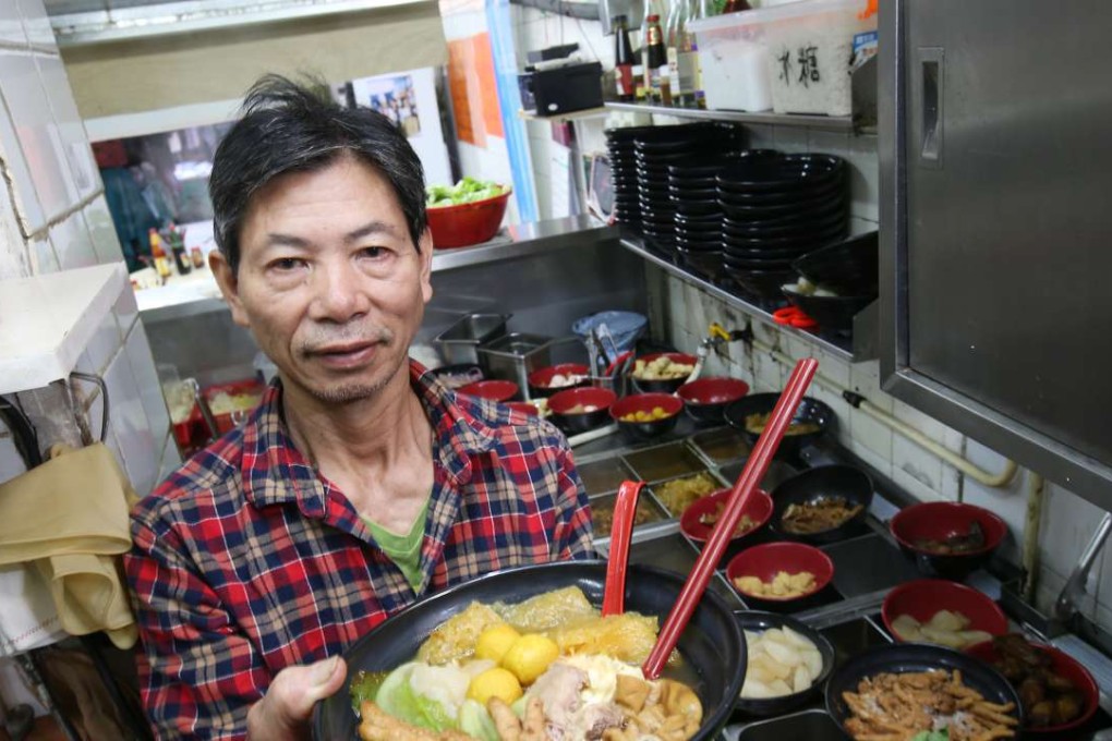 Hawker Chan Chun-chuen in Sham Shui Po. Photo: David Wong