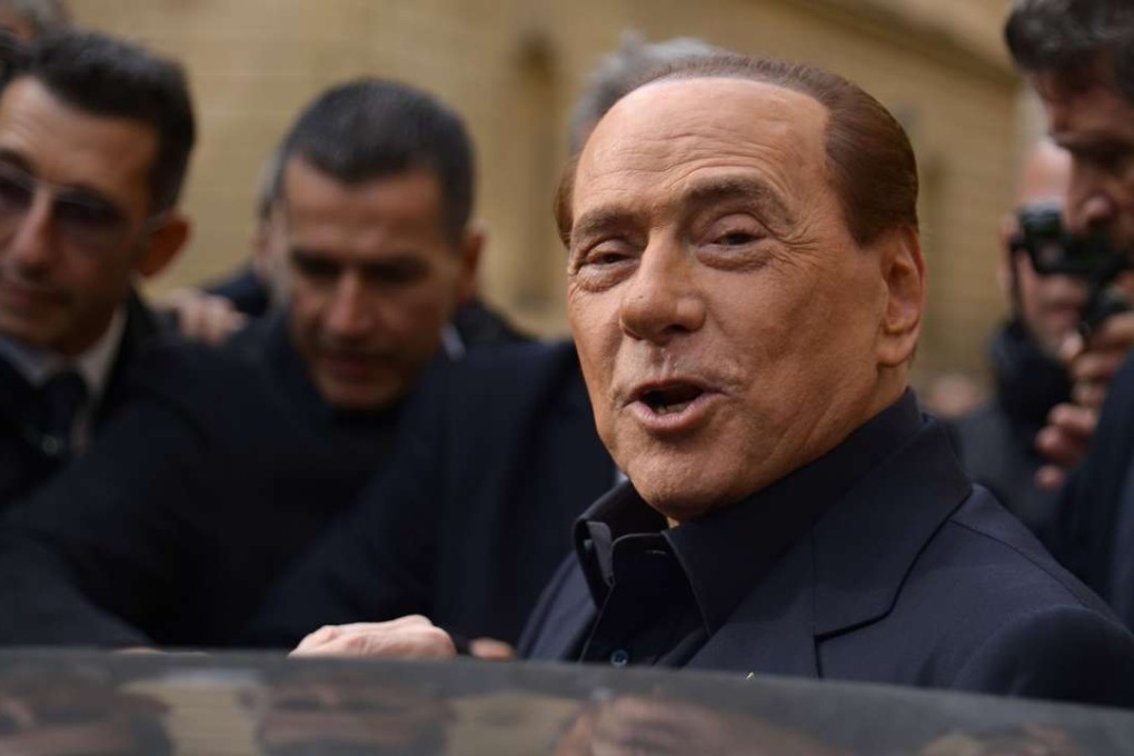 An Italian judge set April 5 as the date for fresh proceedings against the 80-year-old Silvio Berlusconi who prosecutors suspect bought the silence of call girls and others. File photo: AFP