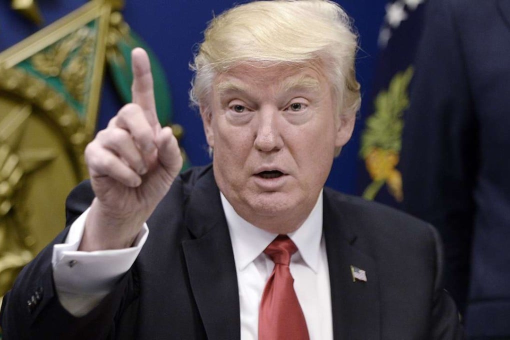 US President Donald Trump has barred for 90 days immigrants and visitors from seven Muslim countries from entering the United States. Photo: Bloomberg