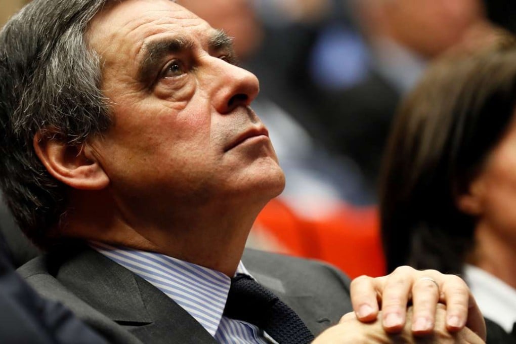 Embattled French presidential front-runner Francois Fillon warned that muck-racking against mainstream candidates in the race for the Elysee palace could end up propelling the far-right National Front party to power. Photo: AFP