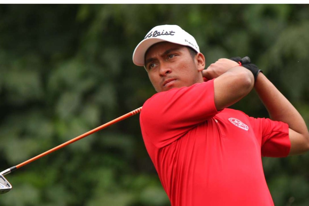 Leon D'Souza on his way to winning the Hong Kong Close Amateur Championship. Photos: Hong Kong Golf Association