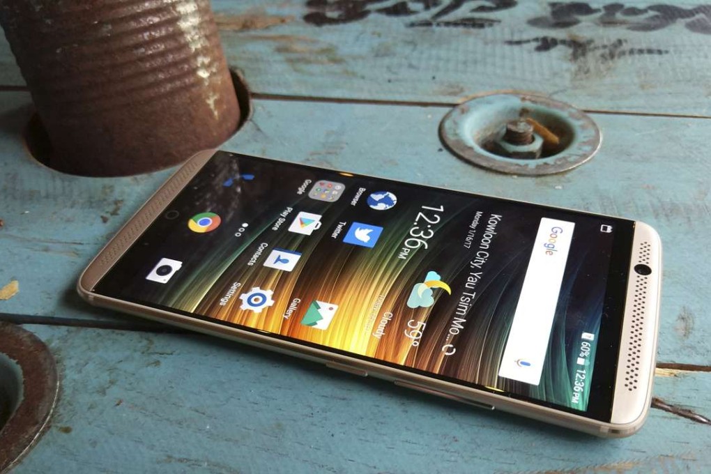 ZTE Axon 7 smartphone.