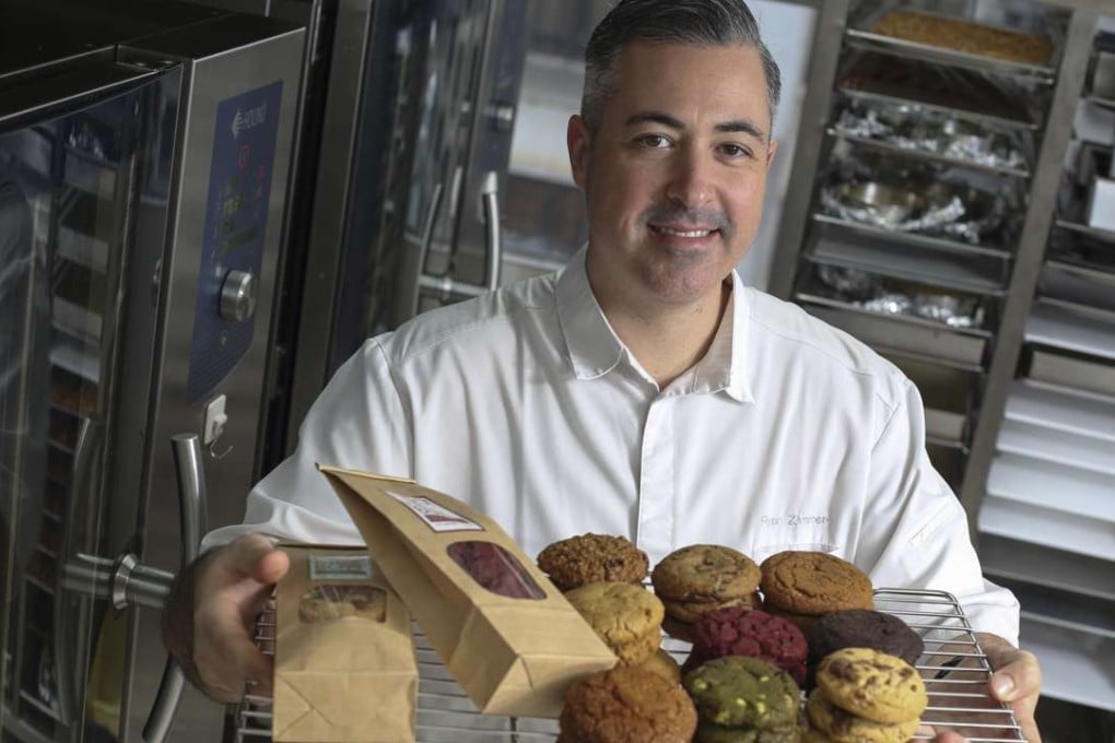 Cookieboy founder Ryan Zimmer at his workshop in Aberdeen. Pictures: May Tse