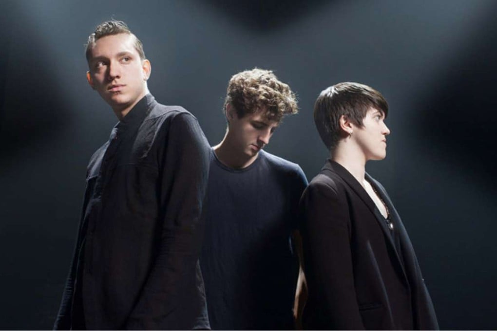 From left: Oliver Sim, Jamie Smith and Romy Madley Croft of The xx.