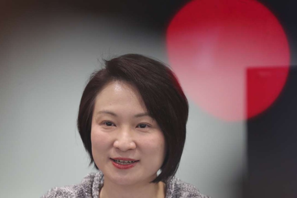 DAB chairwoman Starry Lee says the personal preferences of party members over their choice of who to support in the city’s leadership race should be respected. Photo: Edward Wong