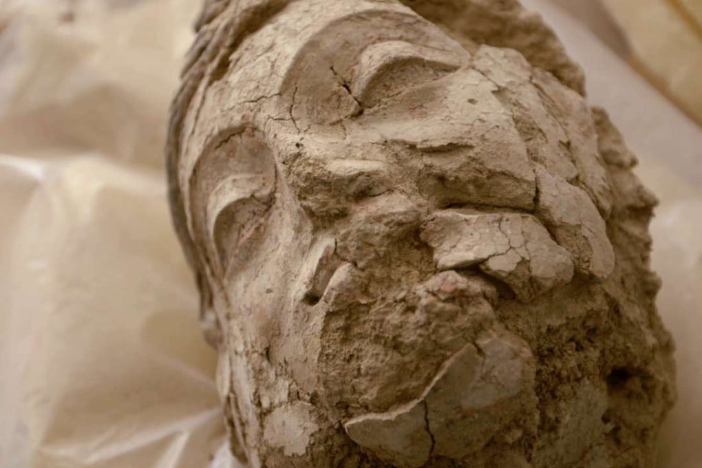 One of the many Buddhist statues at the threatened Mes Aynak site. Photo: Handout