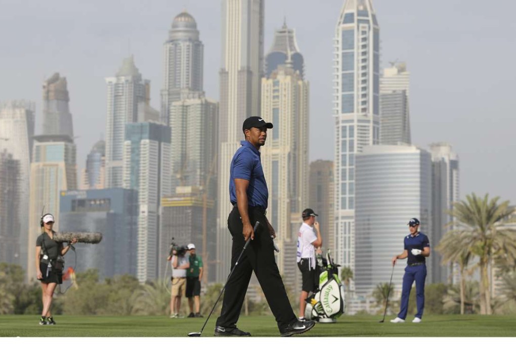 Tiger Woods struggled massively on his return to Dubai. Photo: AP