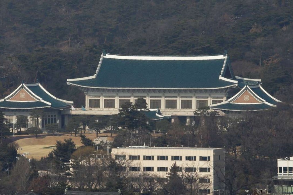 The presidential Blue House in Seoul. South Korean officials Friday turned away prosecutors trying to search the president's mountainside compound. Photo: AP