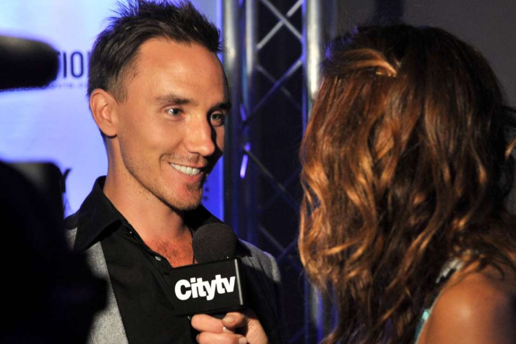 File photo taken on September 12, 2012 shows filmmaker Rob Stewart during an interview following the world premiere of "Revolution" during the 2012 Toronto International Film Festival at C Lounge in Toronto, Canada. The Canadian documentary filmmaker and conservationist Rob Stewart disappeared while diving off Florida's southern coast during the filming of a movie about sharks. Photo: AFP