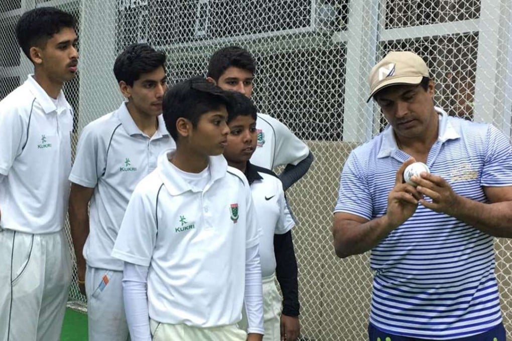 City Kaitak coach Robin Singh (right) with some of the team’s development players. Photo: City Kaitak