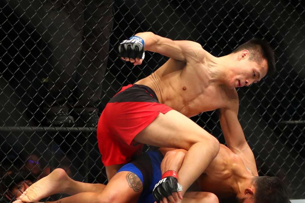 Jung Chan-sung defeats Dennis Bermudez by knockout at UFC Fight Night at the Toyota Centre. Photo: USA Today