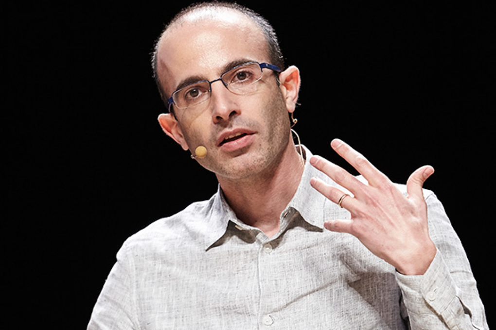 Israeli historian Yuval Noah Harari speaking on his book "Sapiens: A Brief History of Humankind"