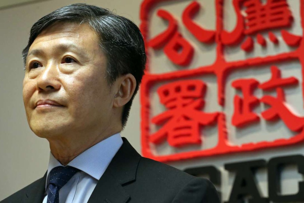 ICAC commissioner Simon Peh Yun-lu has emphasised the importance of constructing “a watertight prevention system to deprive the crime of its breeding ground”. Photo: Felix Wong