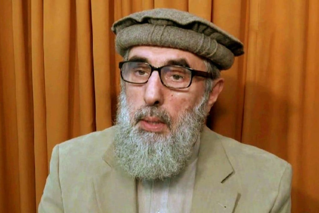 Afghan warlord Gulbuddin Hekmatyar, now in his late 60s, is seen in 2015 in a video flmed at an undisclosed location. The United Nations has removed his name from a sanctions list. Photo: AP