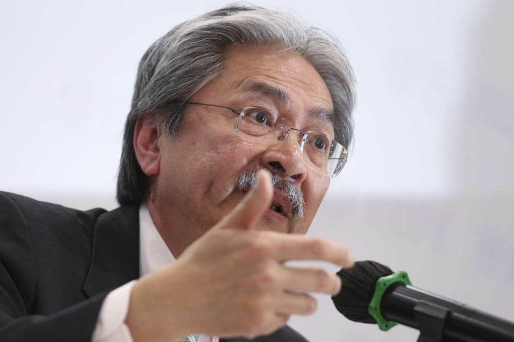 Chief executive candidate John Tsang Chun-wah. Photo: K. Y. Cheng