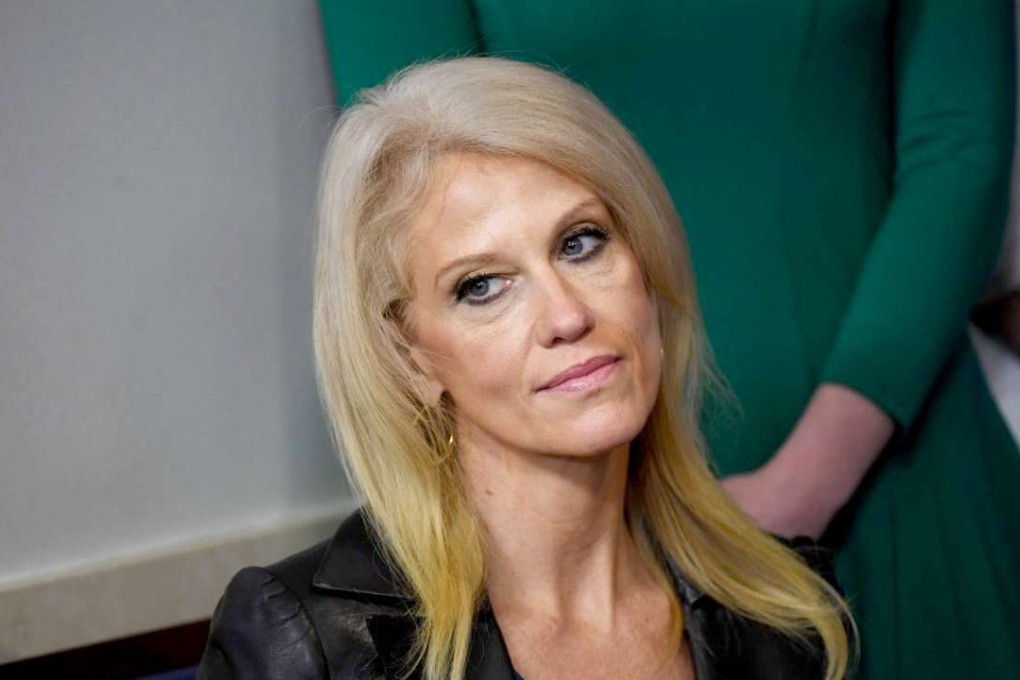 Kellyanne Conway has mentioned the non-existent Bowling Green massacre at least three times in interviews, and on two occasions described an elaborate back story. Photo: Washington Post / Matt McClain.