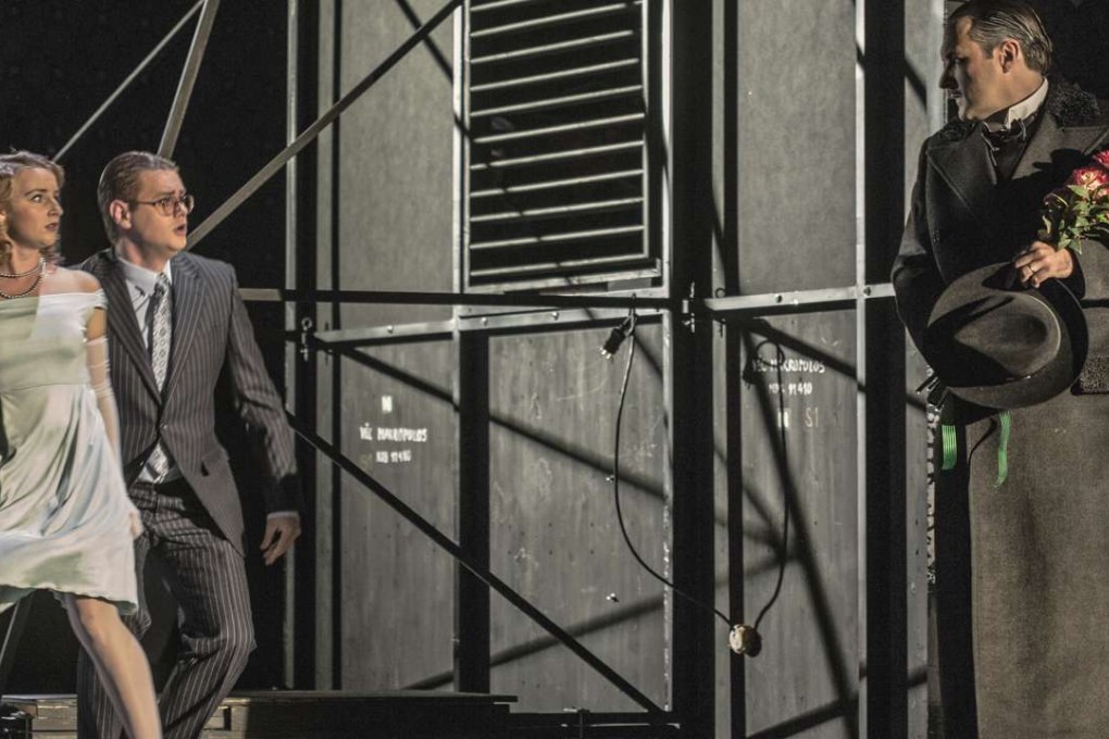 Cast members of the National Theatre Brno in a scene from Leos Janacek’s opera The Makropulos Case. Photo: Patrik Borecky