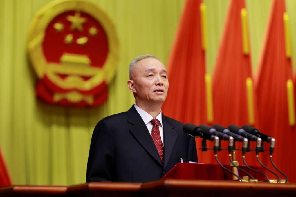 Cai Qi had worked under Xi for more than a decade before being named mayor of Beijing last year. Photo: Reuters