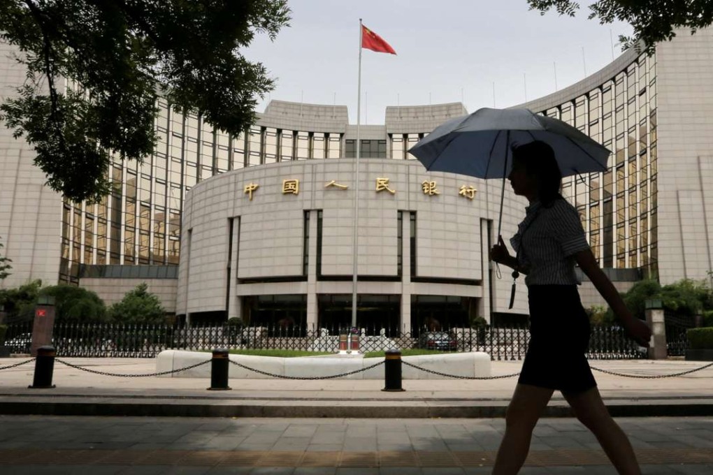 The People's Bank of China, pictured, has sold US dollars aggressively in an attempt to stem the decline in the yuan. Photo: Reuters