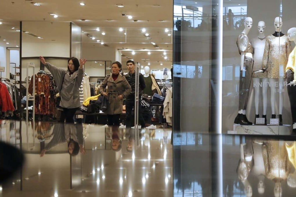 A shopping mall in Beijing, China. Photo: EPA
