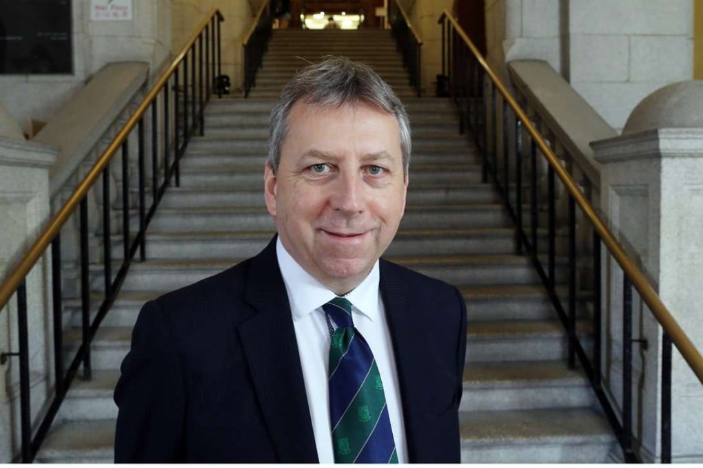 Peter Mathieson announced that he would leave the University of Hong Kong in January 2018. Photo: Dickson Lee