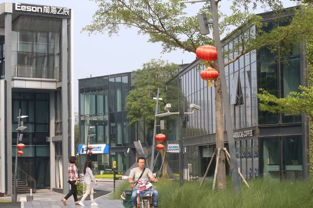The gross economic product of Qianhai rose 38 per cent year-on-year to 141 billion yuan last year. Photo: David Wong