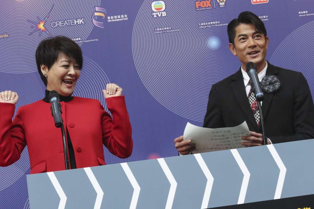 Taiwan-born actress Elaine Jin Yan-ling, left, has been nominated for best supporting actress for the 10th time. Photo: Felix Wong