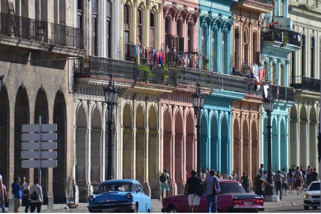 Havana’s Paseo de Marti is one many cinematic boulevard’s in the Cuban capital. Photo: Chris Dwyer