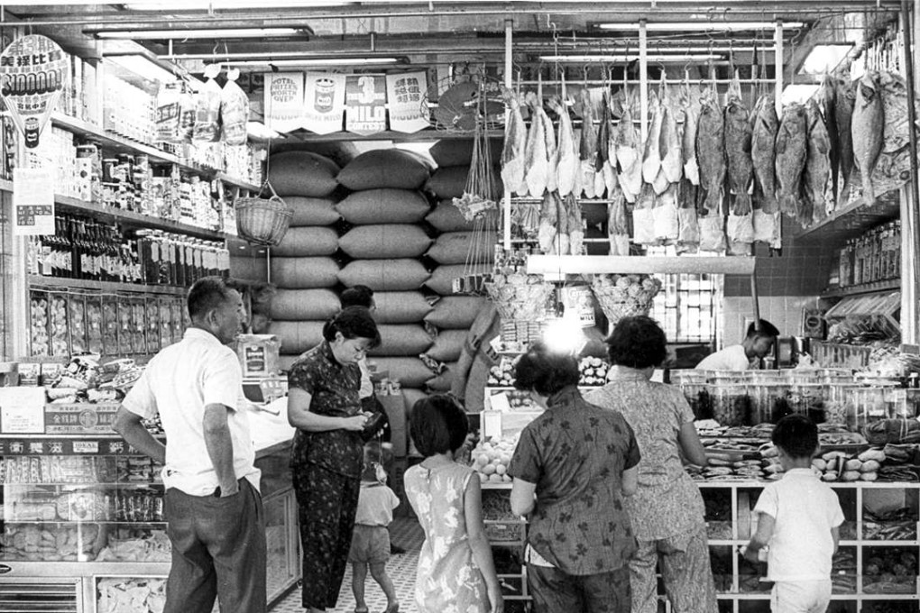 Grocery store at Wah Fu Estate, a new public housing estate. 24 Sep 1968. Photo: SCMP
