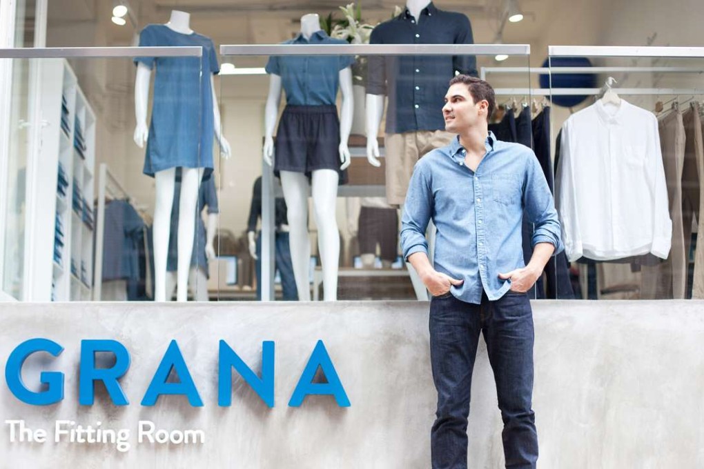 Luka Grana, chief executive of Hong Kong fashion start-up Grana, said that its offline pop-up locations and its permanent The Fitting Room in Sheung Wan drives about 10 per cent of monthly online sales. Photo: Grana