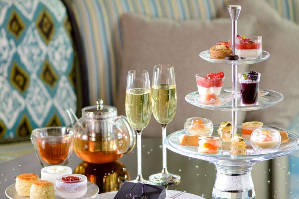 Swarovski tea set at Alibi.