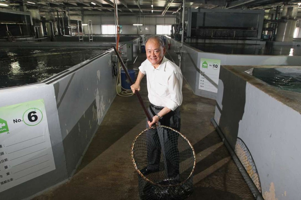 Mark Kwok says accountability is the key to success at his fish farm. Photo: Felix Wong
