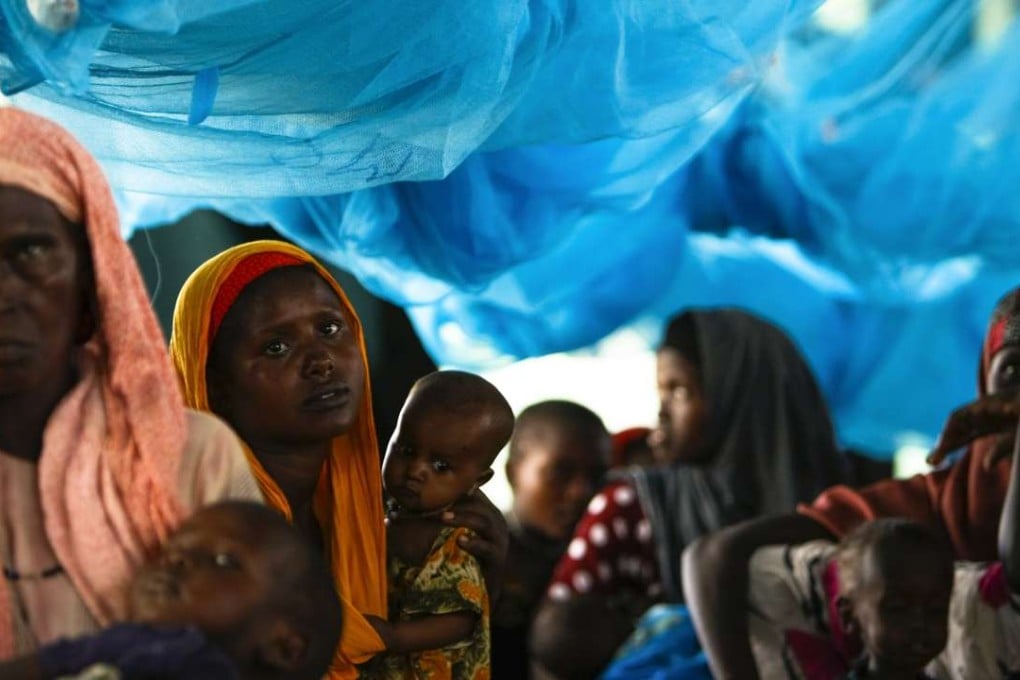 Newly arrived Somali refugees at Ifo camp, one of three camps that make up sprawling Dadaab refugee camp in Dadaab. Photo: EPA