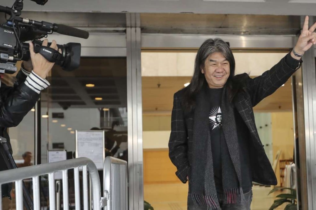 Leung Kwok-hung appears at the High Court in Admiralty last month. The court has ruled that a forced haircut during his brief incarceration in 2014 over a rowdy protest was unlawful. Photo: Edward Wong