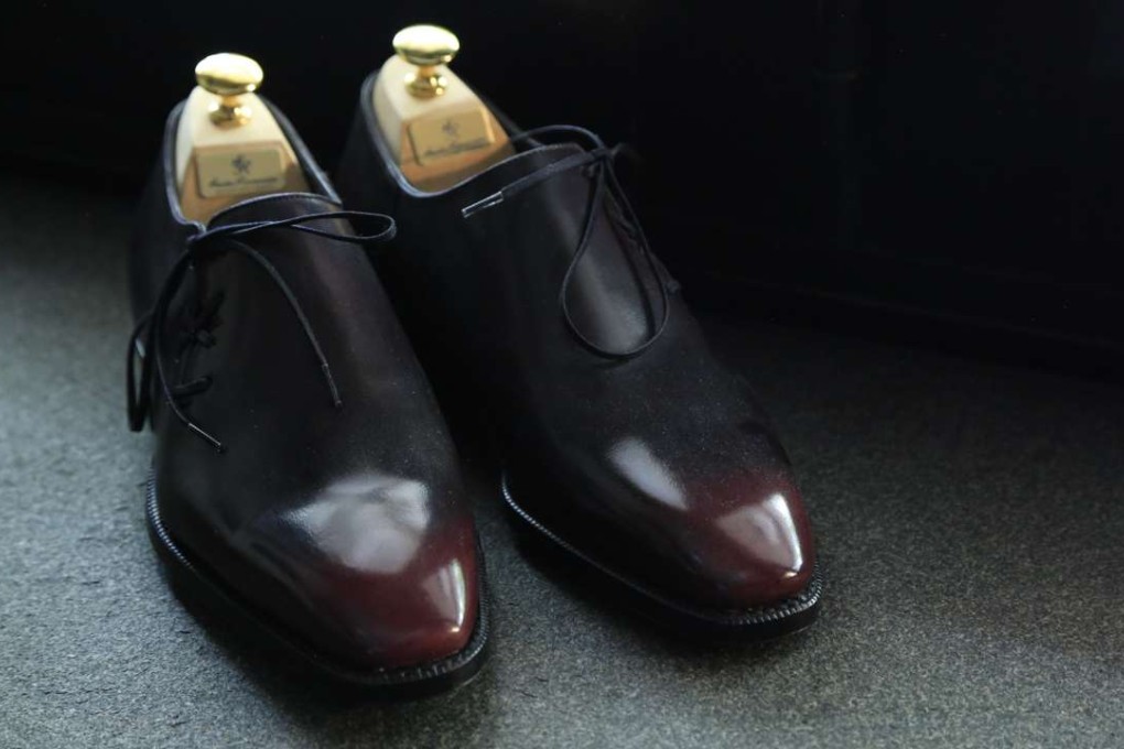 Side-lace high-polish shoes by Normal Vilalta.