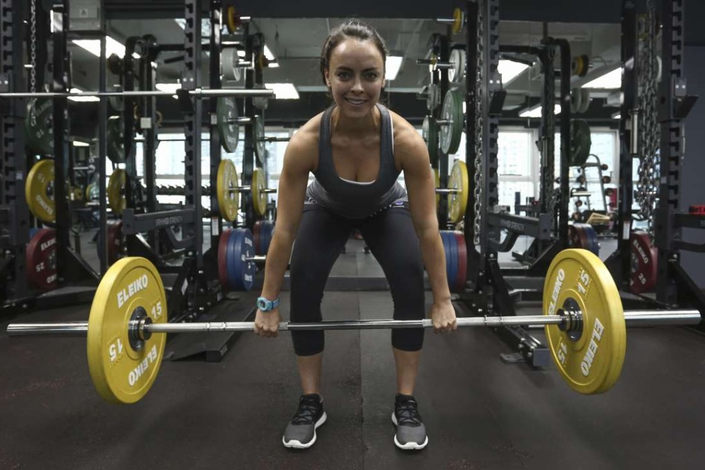 Rhiann Sherriff follows a weights-based fitness programme. Photo: David Wong