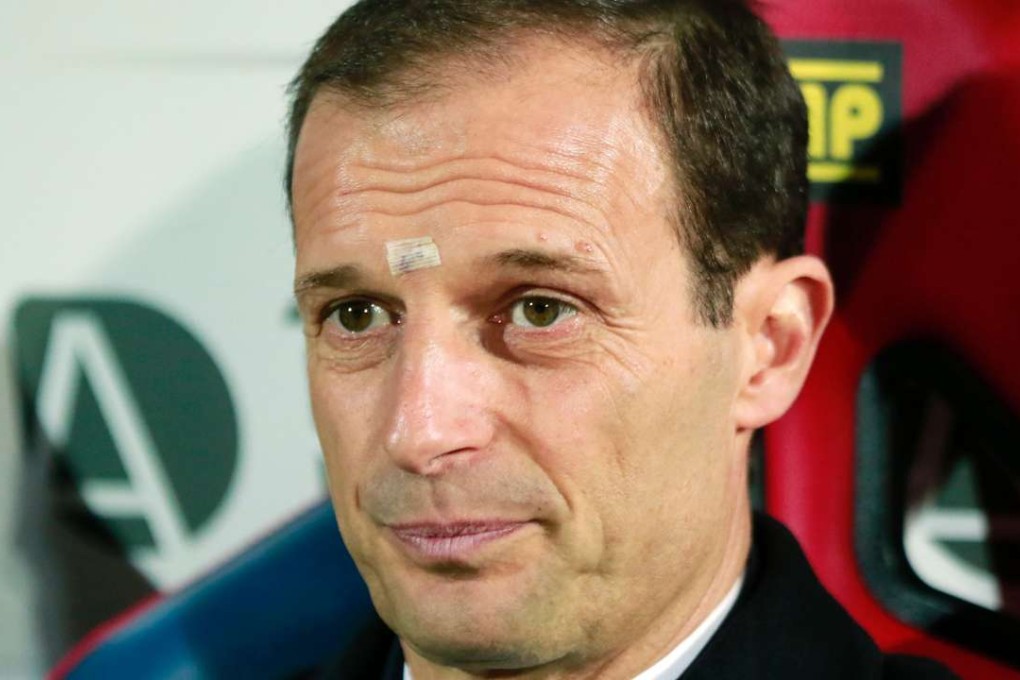 Juventus coach Massimiliano Allegri is rumoured to be considering a move to the Premier League. Photo: AFP