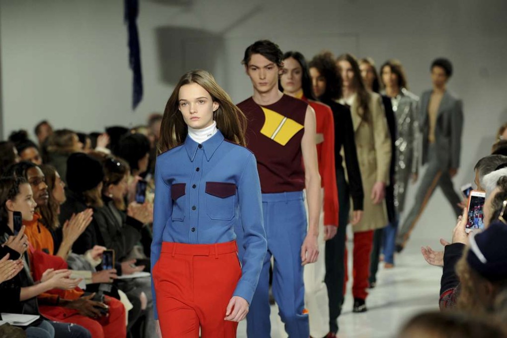 The Calvin Klein fashion collection is modeled during Fashion Week in New York. Photo: AP