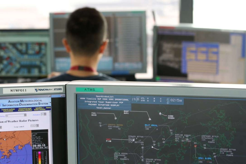 Controllers at Hong Kong’s airport have been using a new system since November 2016. Photo: Dickson Lee