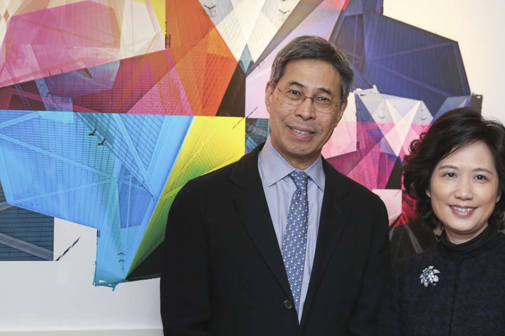 Architect Pei Li-chung (left) and Wendy Tsang Kam-yin, managing director, private banking, for Bank of China. Photo: K. Y. Cheng
