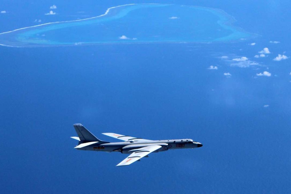 Captain Liu Rui was piloting a H-6K bomber, shown here in an undated file photo flying over the South China Sea. Photo: Xinhua