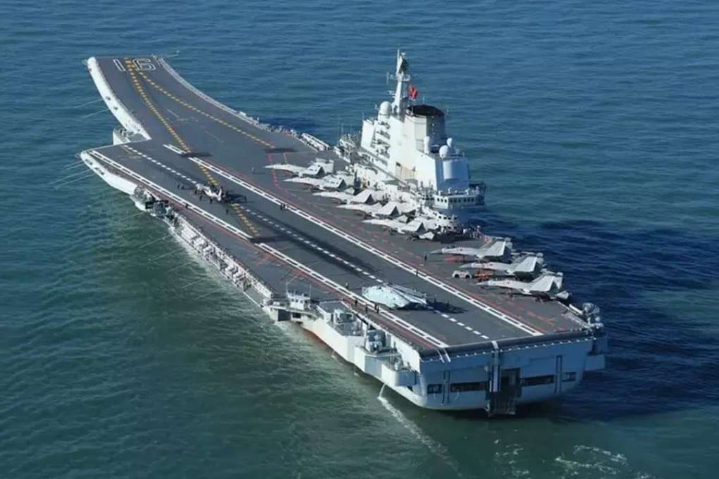 China’s first aircraft carrier, the Liaoning, is a refurbished Soviet design. Photo: Handout