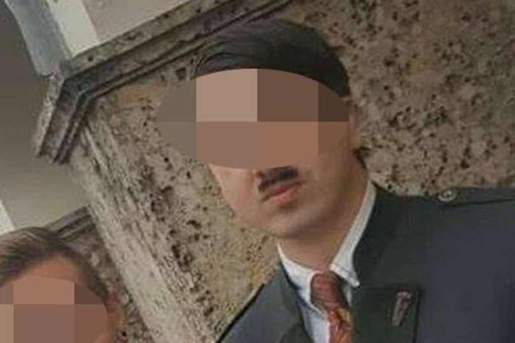 The Hitler impersonator known as Harald Hitler. Photo: Servus TV / YouTube