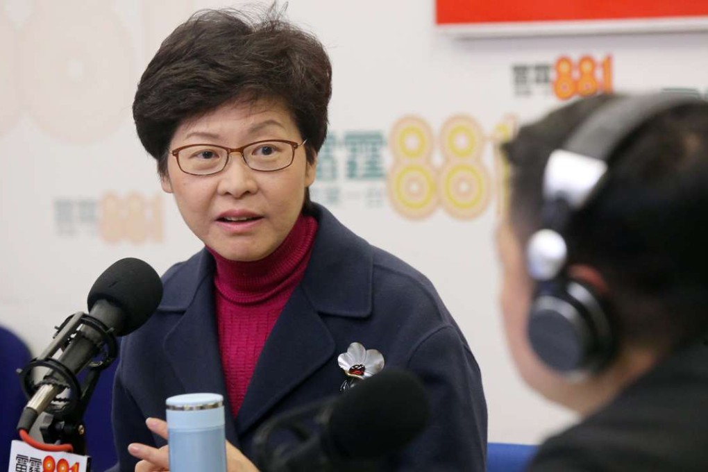 Chief executive candidate Carrie Lam Cheng Yuet-ngor. Photo: Dickson Lee