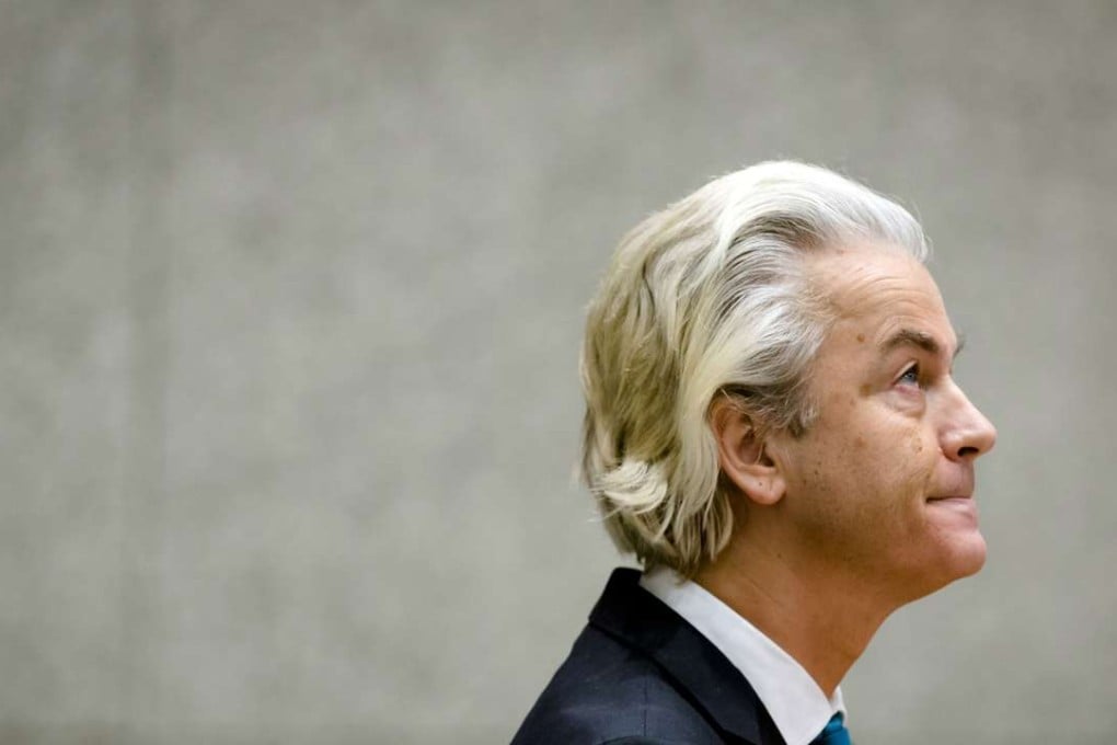 Dutch right-wing Freedom Party politician Geert Wilders has scented a big opportunity in upcoming elections. Photo: AFP