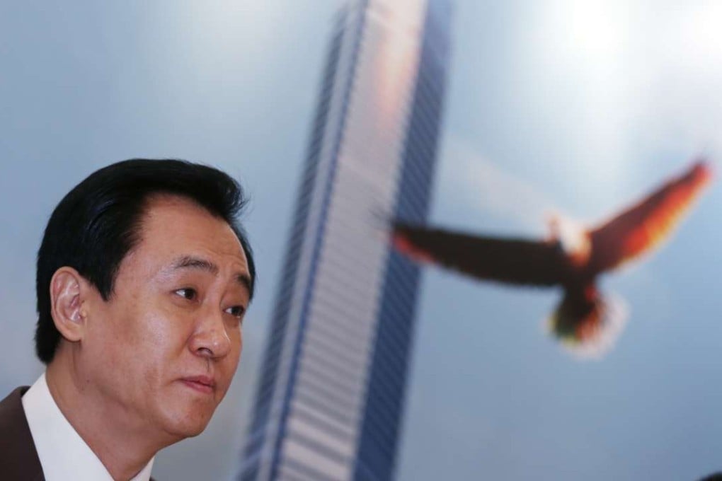 Hui Ka-yan, chairman of Evergrande Group, was quoted as saying his insurance unit shouldn’t be used as a financing platform for the group company. Photo: Nora Tam