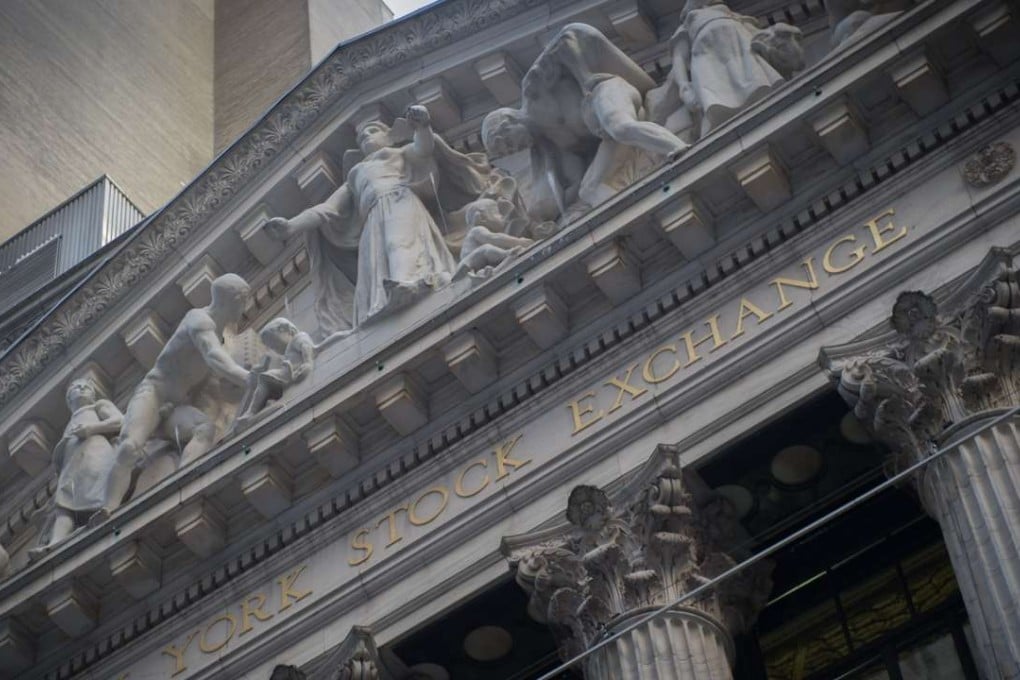 The New York Stock Exchange in New York. Wall Street stocks sprinted to another day of fresh records on February 13, 2017. Photo: AFP